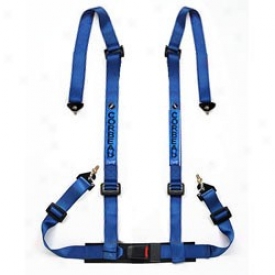 Corbeau 2 Inch Harness Belt 4 Point Camlock Blue Bolt-in