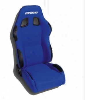 Corbeau A4 Reclining Seat Blue Cloth (pair)