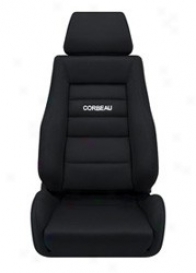 Corbeau Gts Ii Reclining Sea5, Black Cloth (pair)