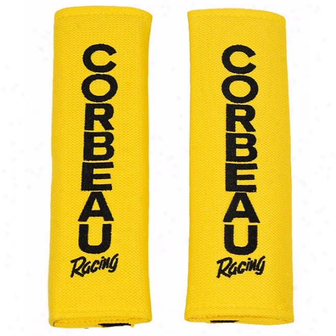 Corbeau Harness Pad, Yellow (pair)