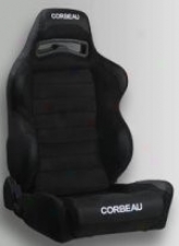 Corbeau Lg1 Reclining Seat Black Micr-suede Wide (Span)