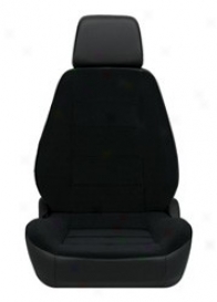 Corbeau Sport Reclining Seat Wide, Black Vinyl/cloth (pair)