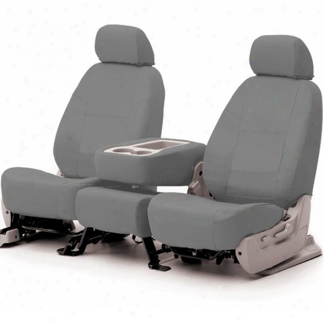 Coverking rFont Bucket Seat Cover Leatherette Gray