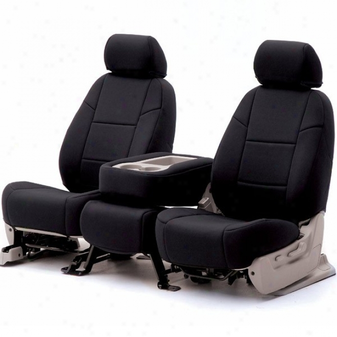 Coverking Front Reclining Seat Cover Neoprene Black