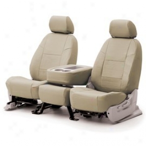 Coverking Middle Row Seat Cover Leatherette Beige