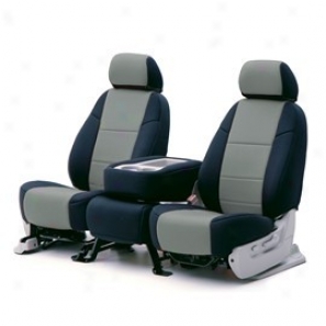 Coverking Middle Row Seat Cover Neoprehe Gray/nlack