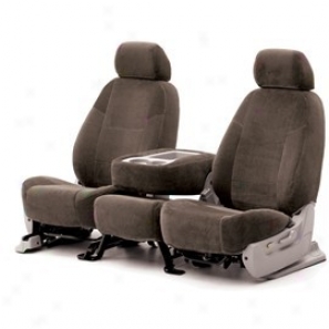 Coverking Rear Bwnch Seat Cover Velour Dark Taupe