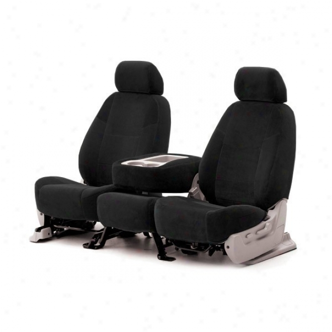Coverking Rear Seat Cover Ballistic, Black, 60/40 Split Bench With Adjustable Headrest, Wifh Armrest