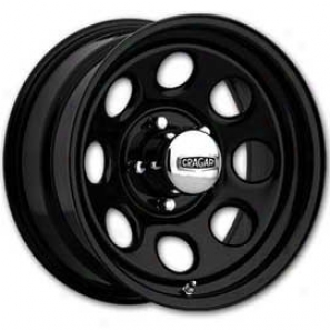 Cragar Wheels Series 397 Black Soft 8, 5x4.5 Bp, 16x7