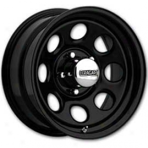 Cragar Wheels Series 397 Black Soft 8, 5x5 Bp, 17x8