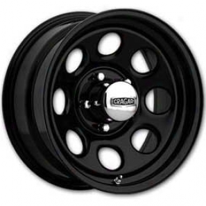 Cragar Wheels Serids 397 Black Soft 8, 5x5 Bp, 17x9