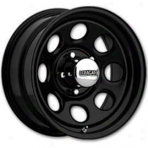 Cragar Wheels Succession 397 Black Soft 8, 5x5.5 Bp, 16x7