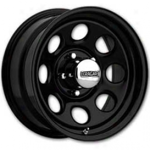 Craabr Wheels Series 397 Black Soft 8, 5x5.5 Bp, 15x10