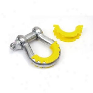 D-ring Isolators, Pair, Yellow