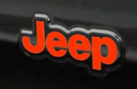 Decal Jeep Fender Pair-dark Orange