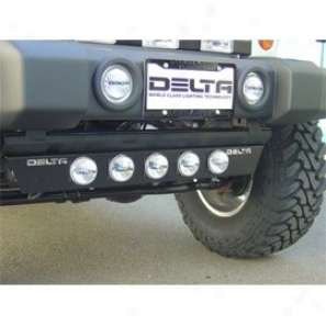 Delta Combo Ground Bar - Black With Lights, Tackling, Swwitches