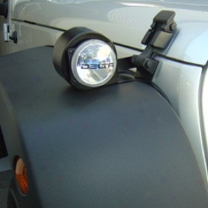 Delta Fender Light Set - Black With Xenon Driving Lights