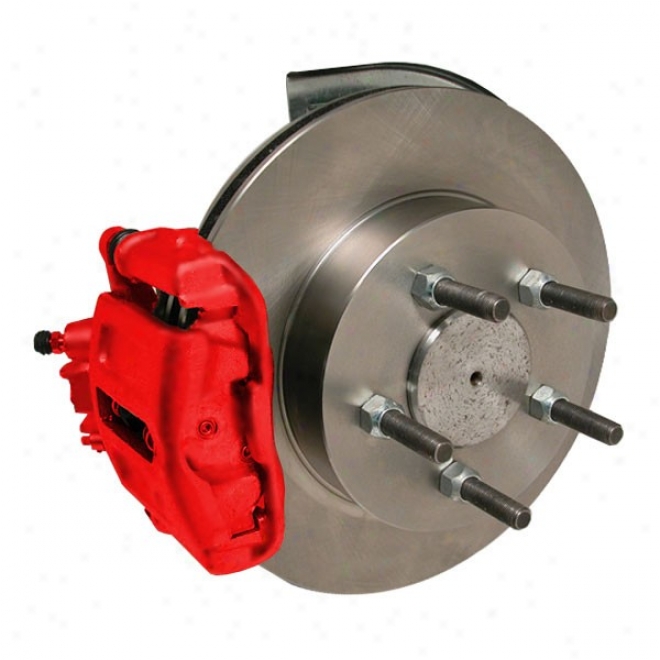 Disc Brake Conversion Kit, Amc 20 1-peice Axles, Red