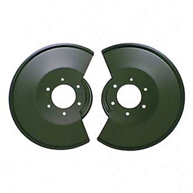 Disc Brake Rotor, Front, Powdercoated Black (pair)