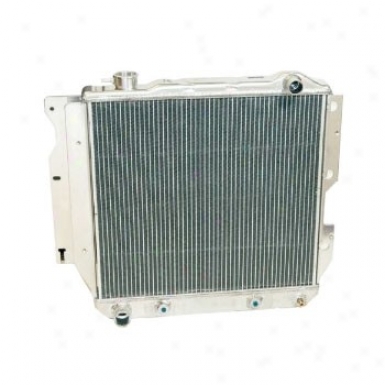 Drake Off Road Aluminum Radiator, 4.0l, (with Automatic Transmission Cooler)