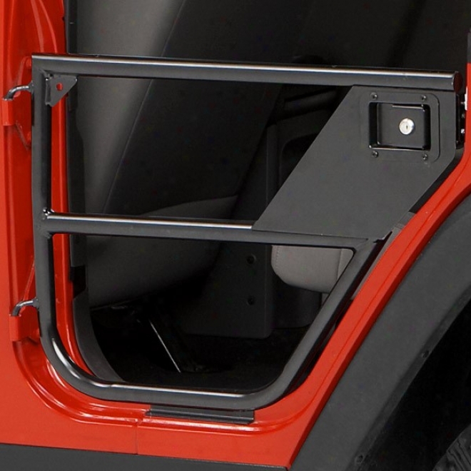 Element Rear Doors Without Bags, Black