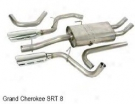 Exhaust System Stainless Hardness W/ Dual Tip Centr