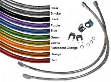 Extended Brake Lines 0 -2 Inchh.stock Smoke