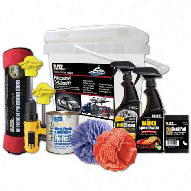 Flitz Professional Detailers Kit/bucket