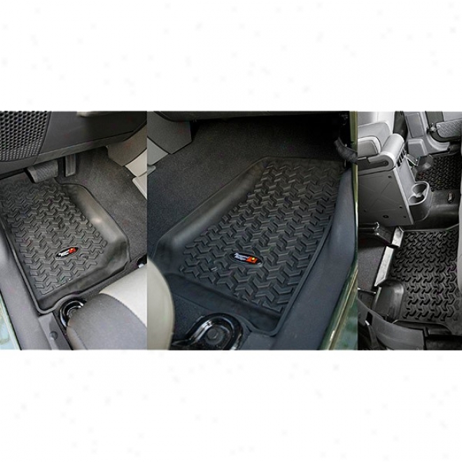 Floor Liner Kit Black  (1st & 2nd Row)