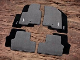 Floor Mats, Premium Carpet, Dark Pebble Beige