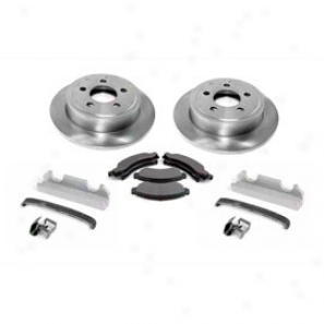 Front Disc Brake Service Kit With 6 Bolt Caliper Plate