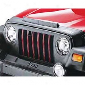 Face End Cover, Black W/ Jeep Logo