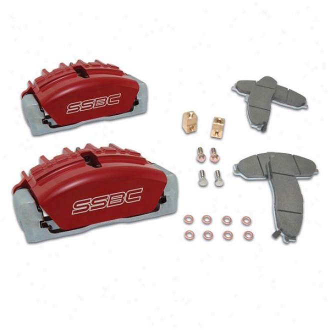 Front Rapid Change Caliper Kit, Red
