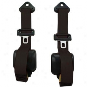Face Seat Belt 3 Point Retractable Pair Wicked