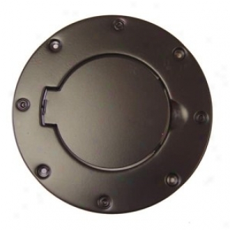 Fuel Door Nob-locking Stainless Steel Painted Black