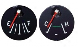 Fuel & Temp Gauges Pair  (inside Speedometer Assembly)