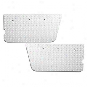 Full Mdtal Door Panel, Diamond Plate  Warrior