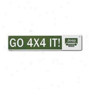 Go 4x4 It: Jeep Street Sign