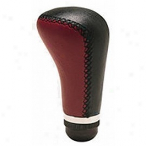 Grant Corsa Appointments Shift Knob - Black/red Leather Finish