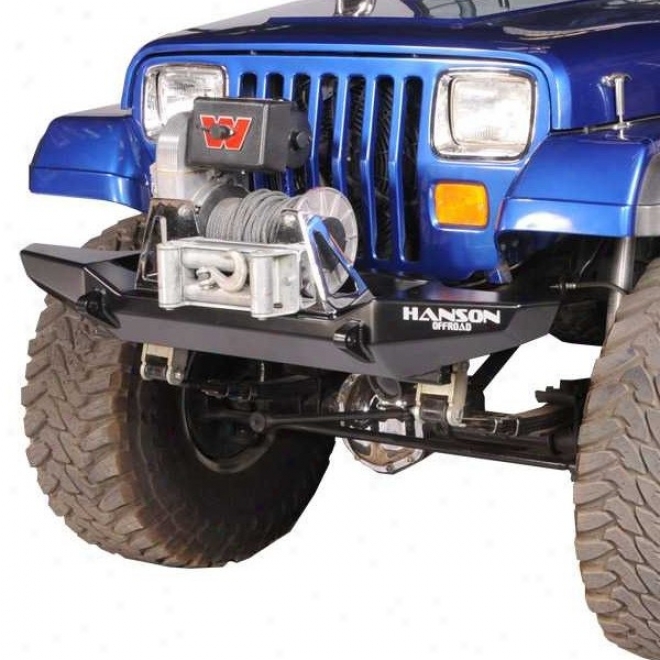 "hanson Offroad 52"" Basic Front Bumper, Black Powder Coat"