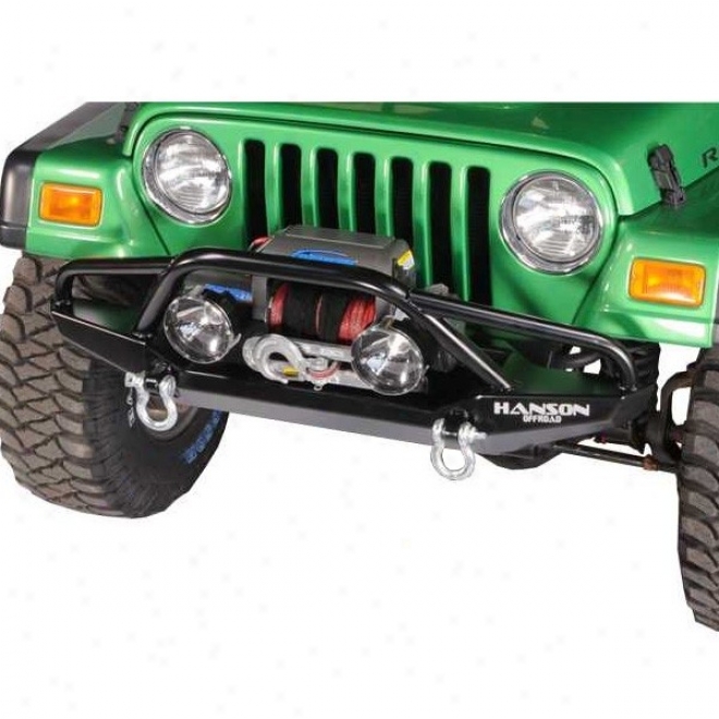 "hanson Offroad 52"" Front Bumper Through  Fender Hinder, Powder Coated Black"