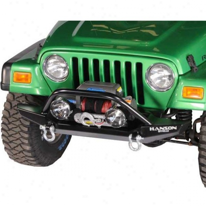 "hanson Offroad 52"" Front Full glass With Winch Guard, Powder Coated Black"