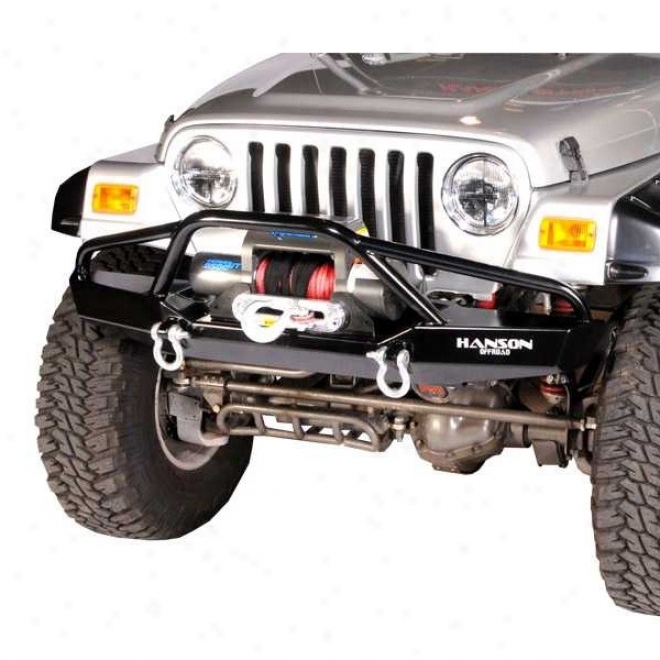 "hanson Offroad 60"" Front Bumper With Fender Bar, Powder Coated Black"