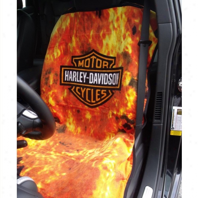 Harley Davidson Seat Protector, Glow Design