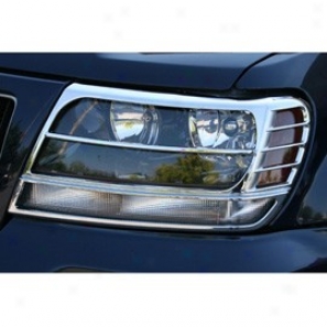 Headlight Trim Covers Chrome