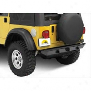 Highrock 4x4  Rear Bumper By the side of Class 2.5 Hitch, Black