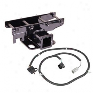 Hitch Kit (includes Hitch And Wiring Harness).  Hitch Rated At 3500lbs For 4-door And 2000lbs For For 2-door, Black