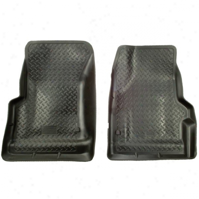 Dry Front Floor Liner, Black (pair)