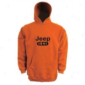 Jeep 1941 Fleece Hoodie(orange)