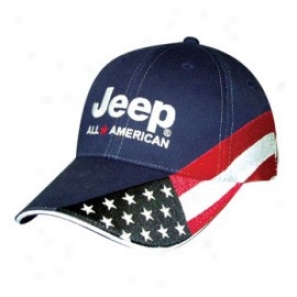 Jeep All American Flag Hst,navy Blue